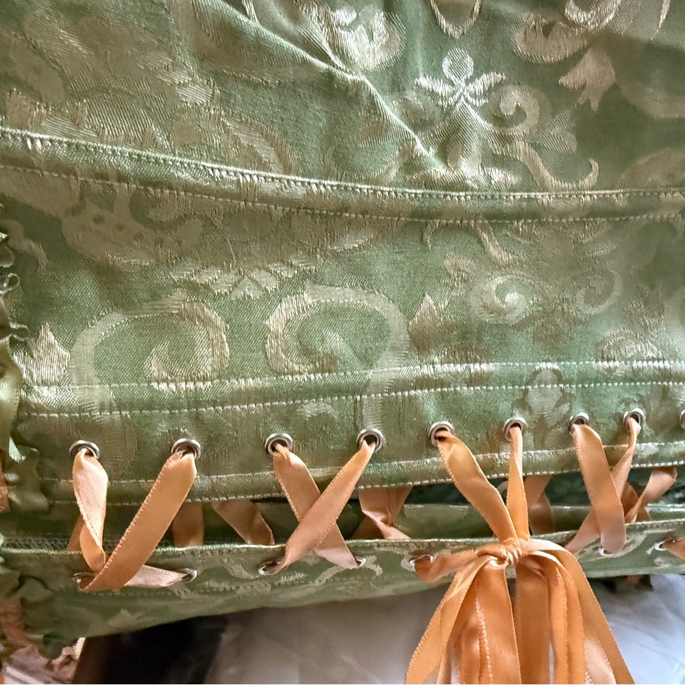 NWT - Cosplay Green Corset/ Fairy Costume/ renaissance/ adult XL / sexy / play